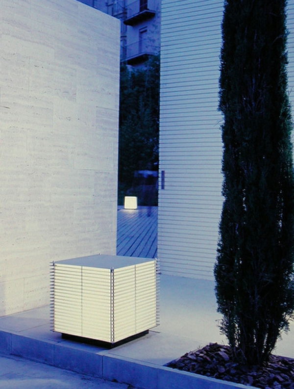 Moderné solárne záhradné lampa štvorcových solárne svetla