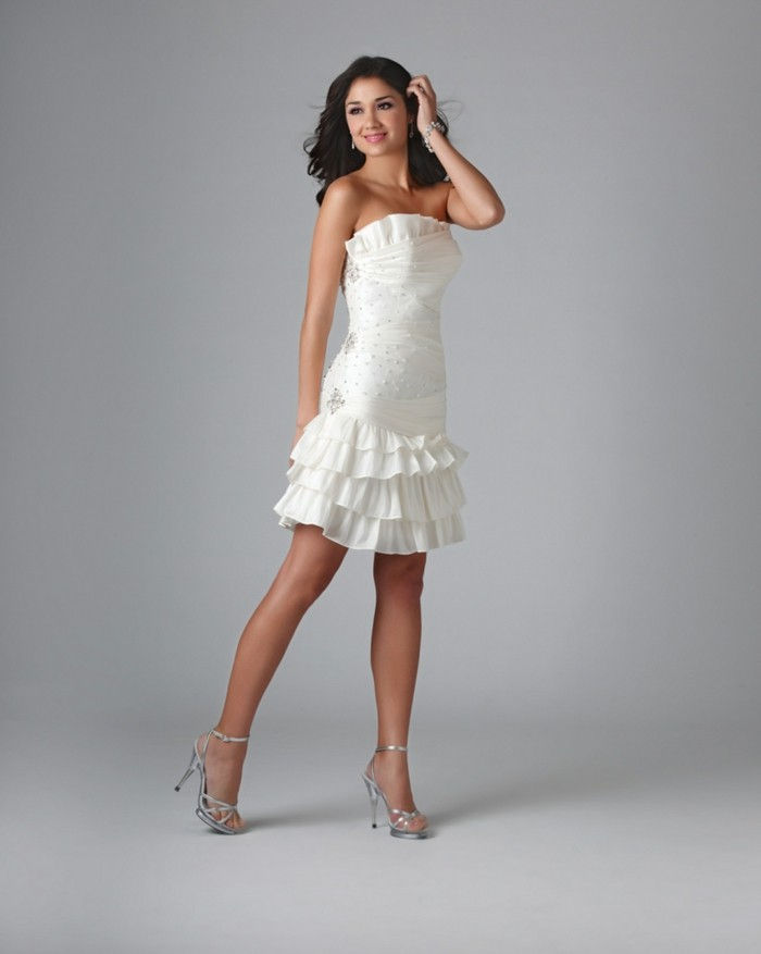 verão vestir-elegante-branco-cor-de-especialmente-casamento