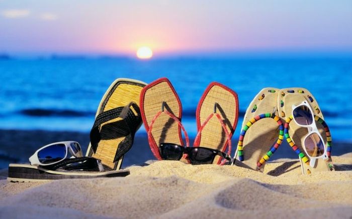 zon-en-strand-flip-flops