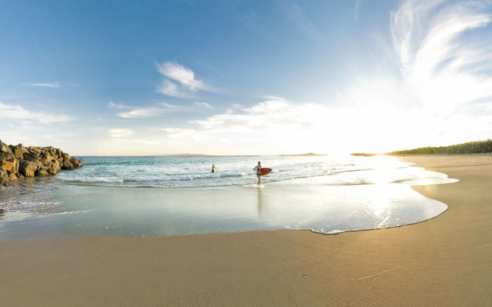 zon-en-strand-interessante foto