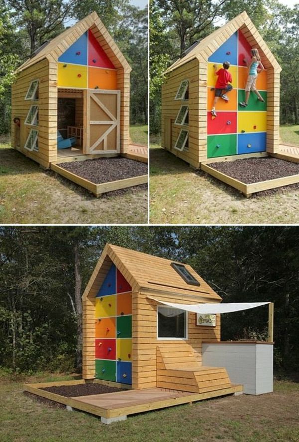 Playhouse-cu-alpinism perete-super-design-joc-in-gradina