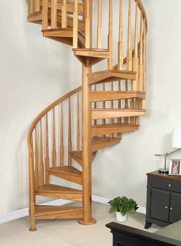 spiral-stopnice prihranek prostora stopnišče