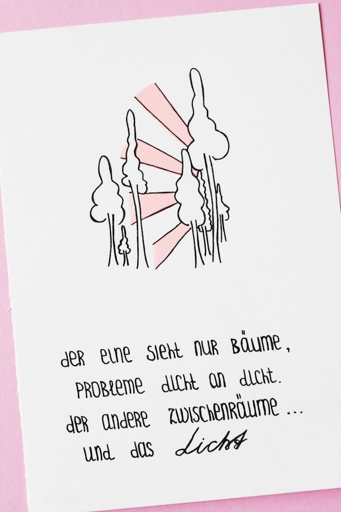 tankevekkende sitater postkort til gave ide rosa og hvite vakre sitater