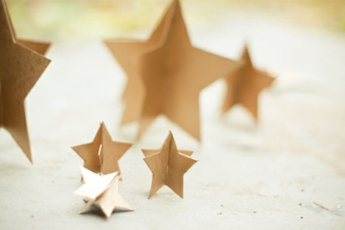 rid stele aurii frumoase-modele-deco diy pentru Crăciun-