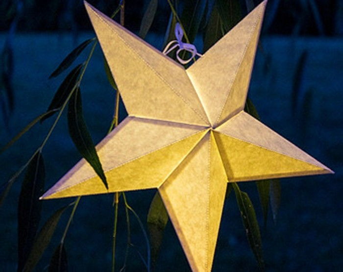 stjerne-fold lysende-tipp-modell-til-jul