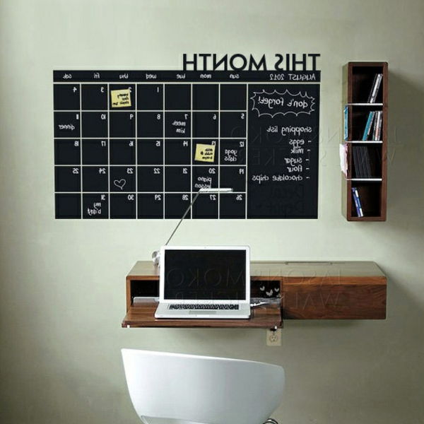 lipdukas-save-making-blackboard-on-the-wall - stalas ir modernios lentynos