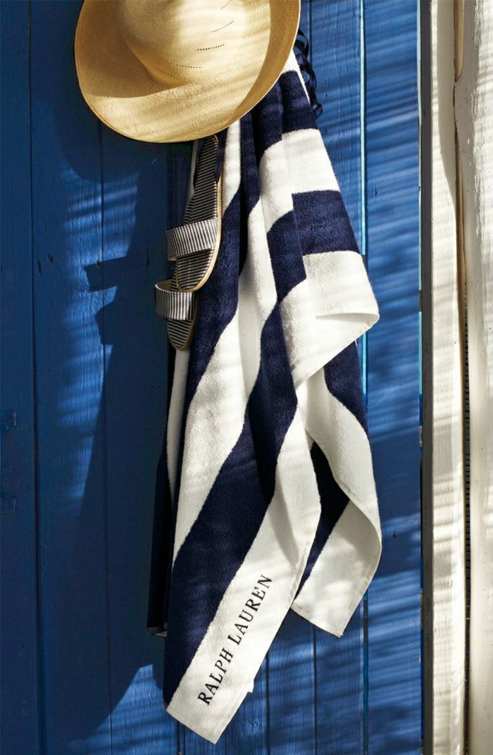 eleganta Ralph Lauren Cloth Baden-beach halmhatt