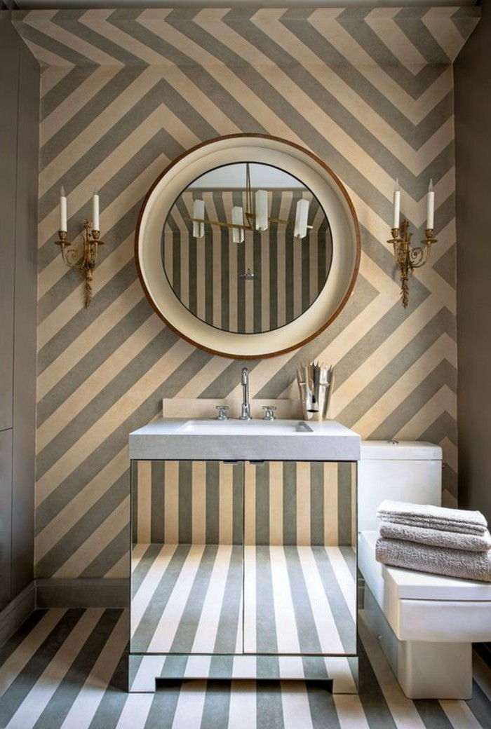 decorare-rotunde-oglindă-lumânări chiuvetă ceramică dungă-delete-WC-decorare-baie-