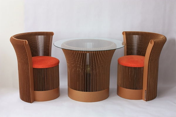 Krzesło-a-table-of-tektury-skuteczny-meble-karton-meble