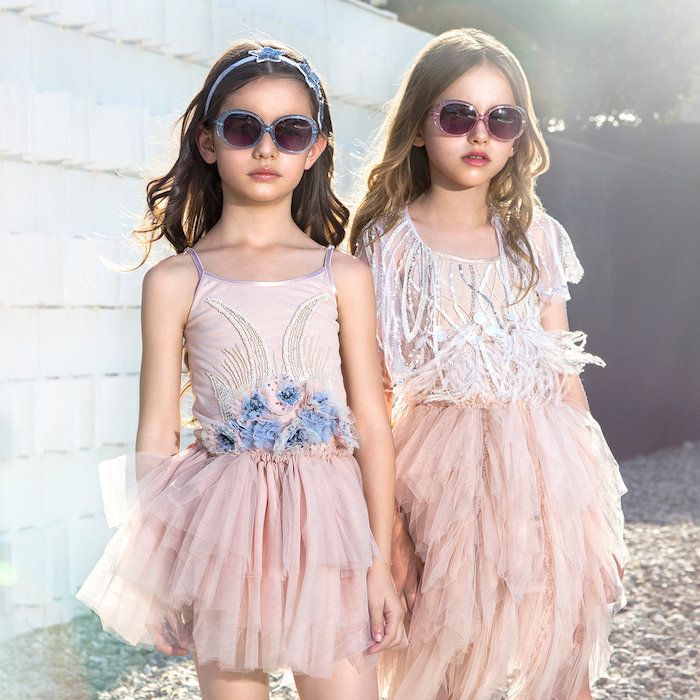 boho rochie două modele mici prințesă fete tutu purta moda pentru copii 2018 idei