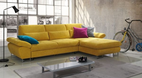 super-komfortabel sofa-gul-vakre-etablering ideer-for-the-stuen
