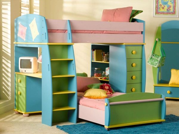 super-colorat de design pat supraetajat idee-pentru-copii