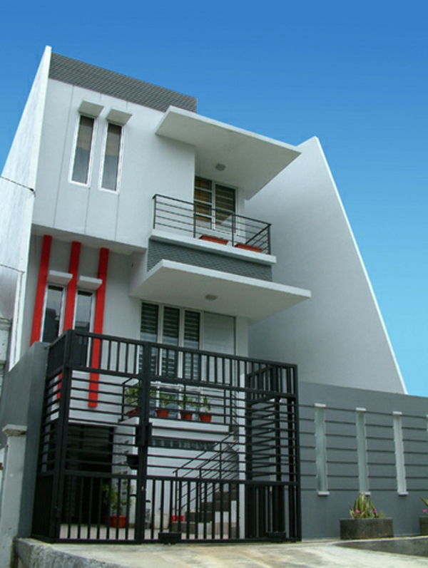 super namas minimalizmas architektūra baltas fasadas