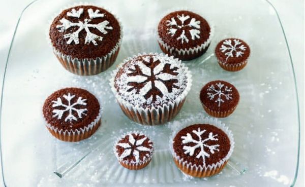 super-läckra cupcakes-för-jul - Idéer muffins-för-jul-to-dekorera