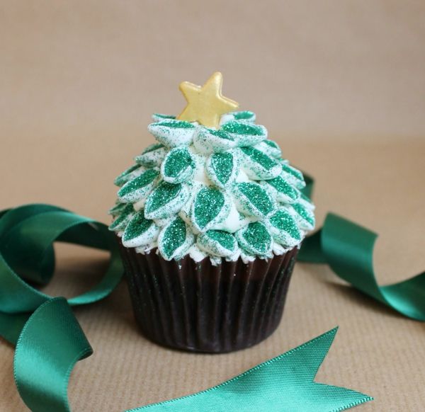 super-läckra cupcakes-för-jul-träd