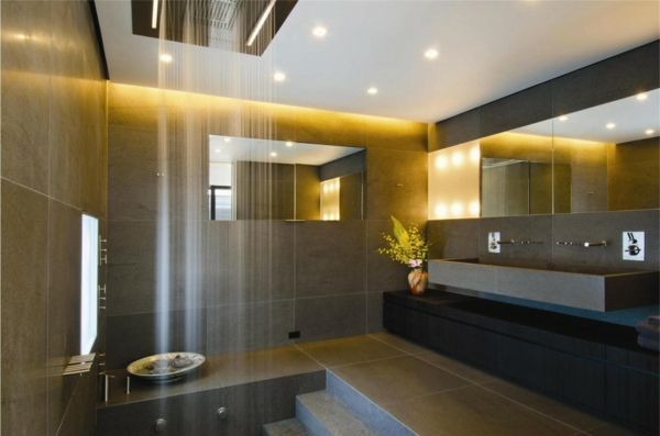 super-moderné osvetlenie-in-Bathrooms--