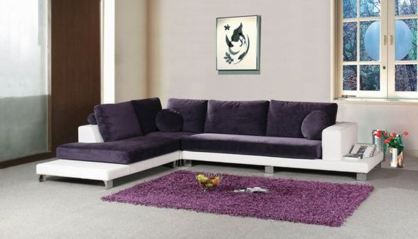 super-original-sofa-i-lilla-hvitt-etablering ideer