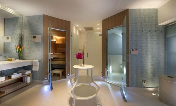 super-bella illuminazione - design moderno in bagno