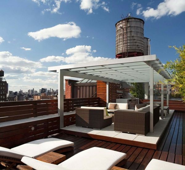 moderne terrasse design-super-vakker terrasse design-med en bower