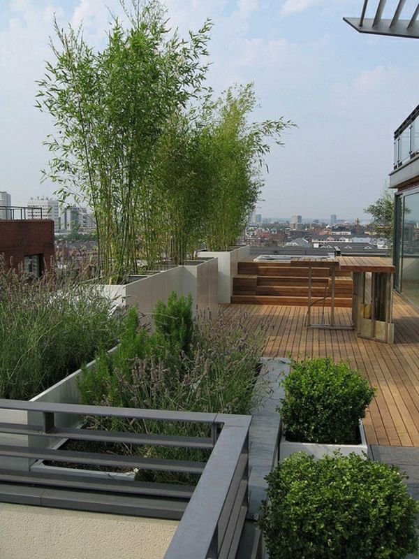 super-vakker terrasse design-med-mange-planter-moderne terrasse design