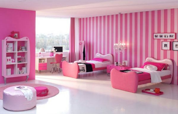 super-pekný dizajn, spálňa v ružovej