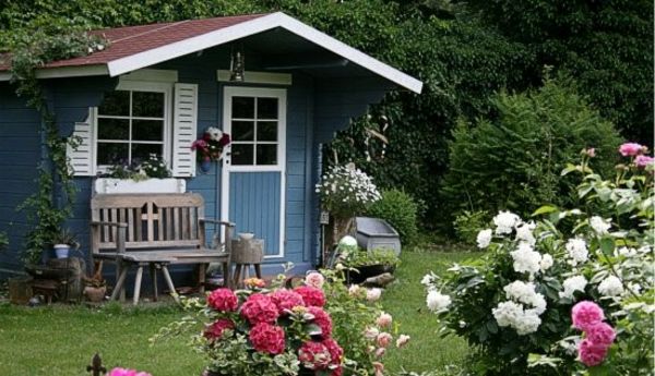 super-lepo - Garden House iz lesa v Blue