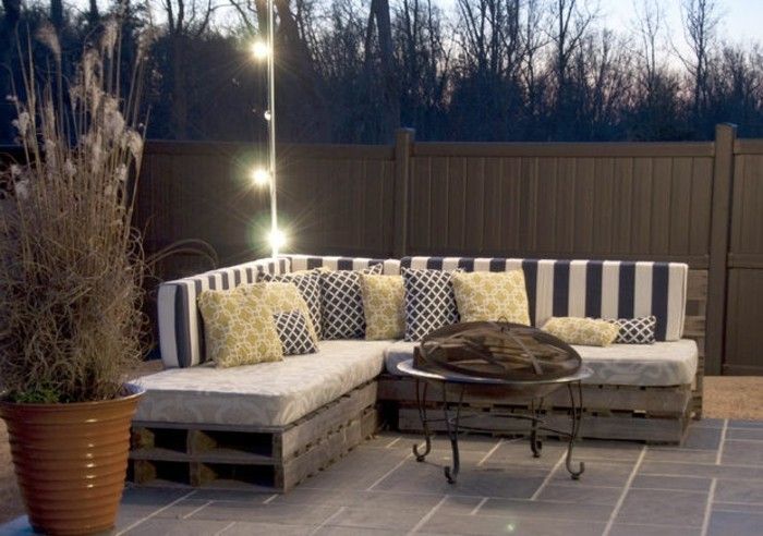 paletes de super-agradável-model-sofa-de-euro moderno-Gartengestaltung