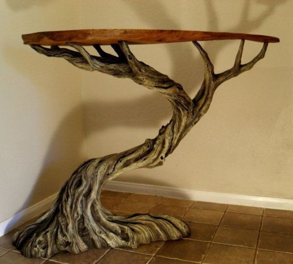 minunat-masă de-lemn-arta vie idee-decorare