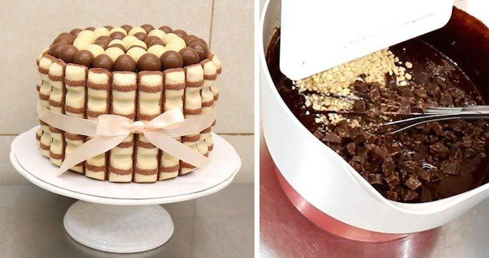 Bu güzel pasta nasıl kendiniz yapın - her türden çocuk çikolatayı karıştırın