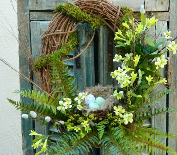 vrata venci-pomlad-zeleno-sladko-design