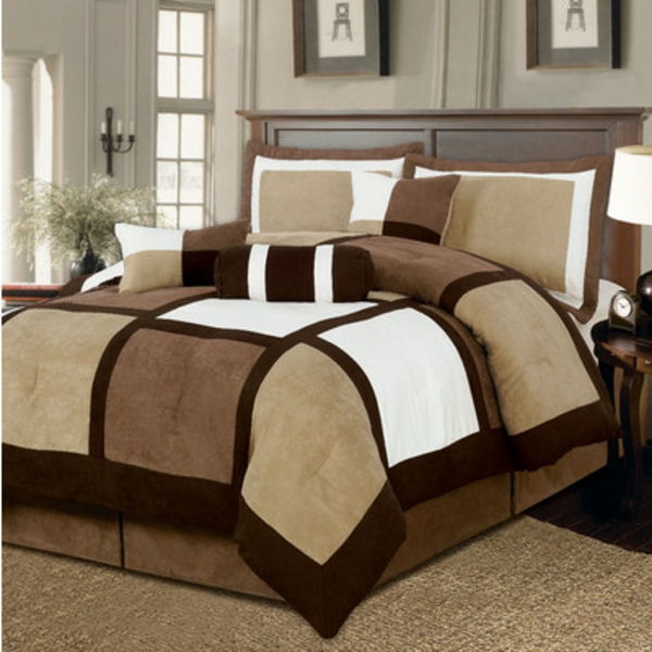 lovatiesė-rudos ir baltos spalvos