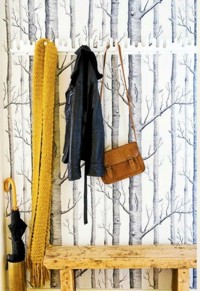 wallpaper-idee-per-corridoio-con-alberi-modello