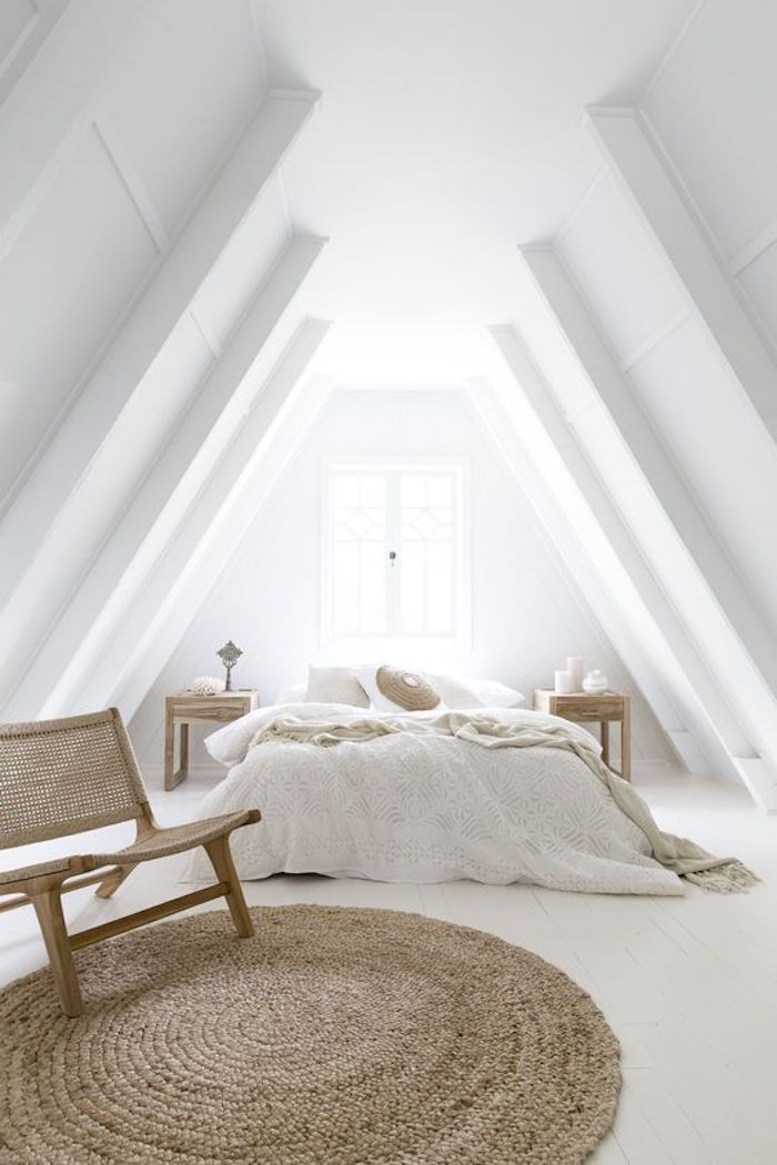 dormitor decor elegant dormitor în alb și bej mare design rotund covor