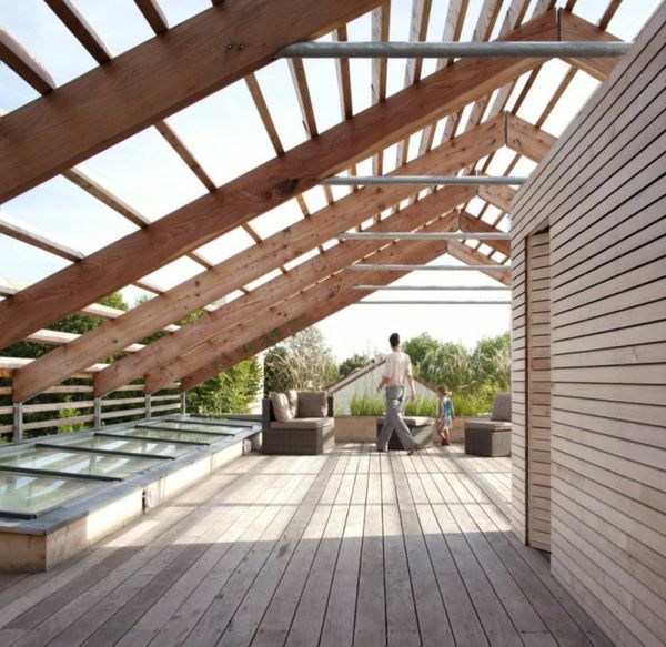 terras luifel-van-hout-interessante-design van het exterieur