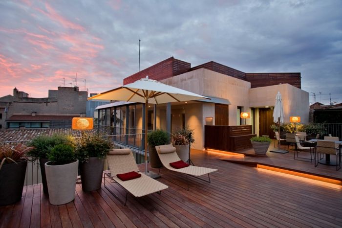 dizajn terase lepa luksuzna ideja ustvari razkošno osvetlitev domov z večerno hišo