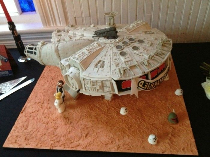 tematický Star Wars torta pre deti narodeniny