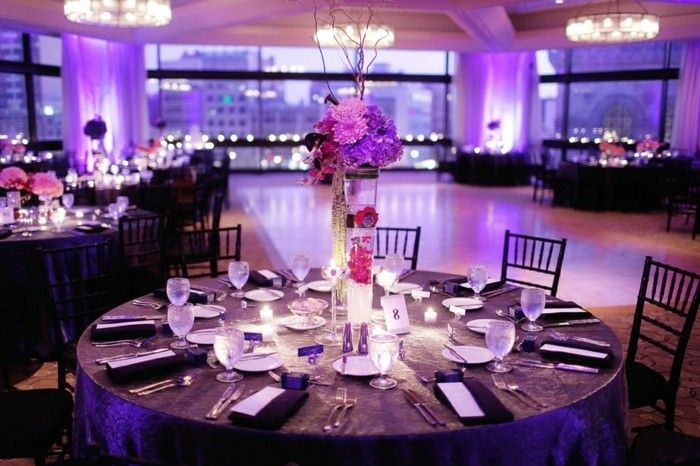 tischdeko-violet-un-albastru-Hochzeitsdeko