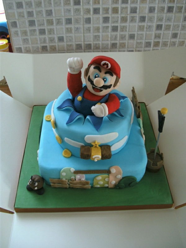 veľký-koláče-zdobiť - Birthday Party-deti-pra-koláče-order-super-mario-charaktere-