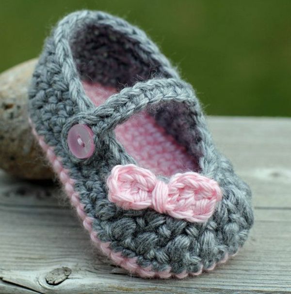 sapatos-grande-ideias-para-Häkeleien --tolles-design-crochet-bebê