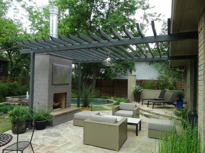 świetny model-pergola-z-metalu-i-send-meble-dla-nowoczesnym ogrodzie