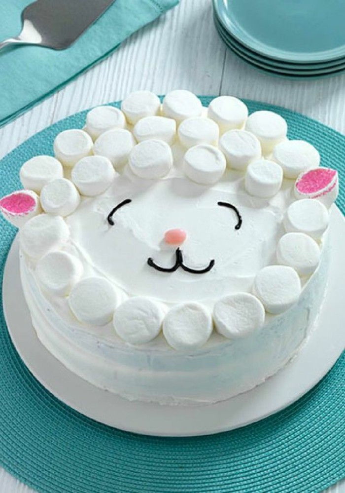 paj till 18-årsdag Geburtstagstorten-lachelnde-pie-nöjd katt nöjda gäster