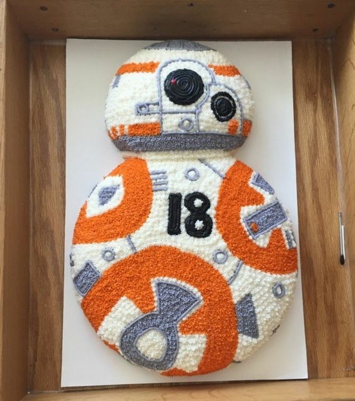 paj till 18-årsdag Geburtstagstorten motiv pie-Star Wars paj till 18 födelsedag