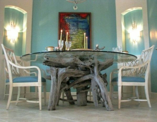 viseče noge za jedilno mizo - bele stole za slikanje sveč