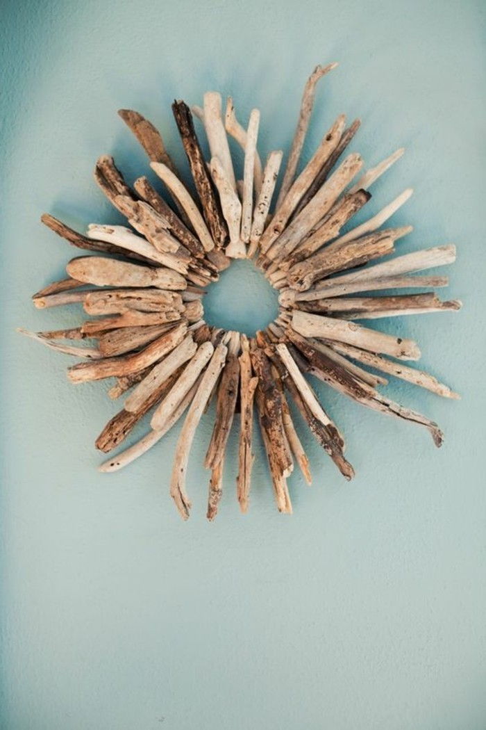 Make-naplavené drevo-wanddeko blue-wall-dekorácie-kutilstvo kutilstvo