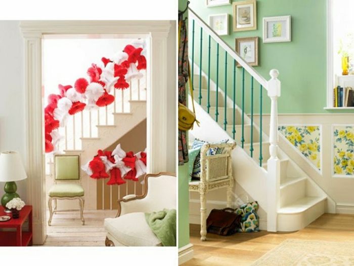 Podobe stopnic - kreativne ideje za dekoriranje majhnih stopnic