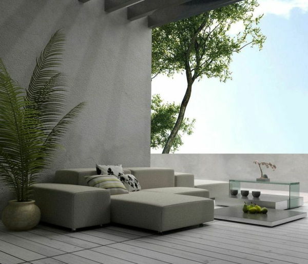 ultra modern ve şık teras tasarımlı modern teras tasarımı