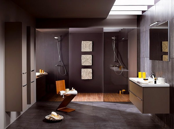 -ultra-pra-dizajn interiéru v kúpeľni Deckenbeleuchtung-
