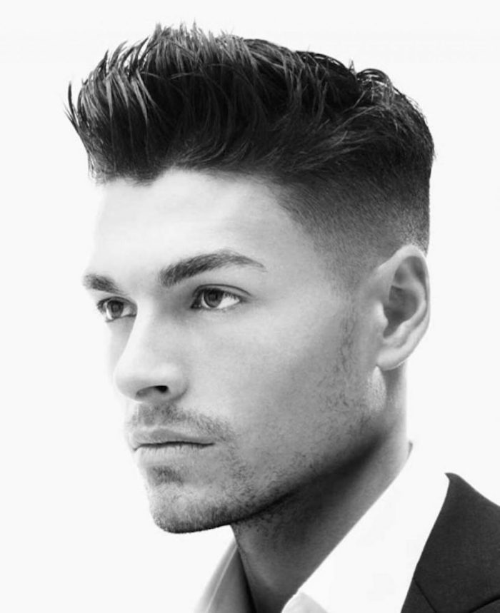 undercut styling attraktiv modern frisyr för unga män och vuxna