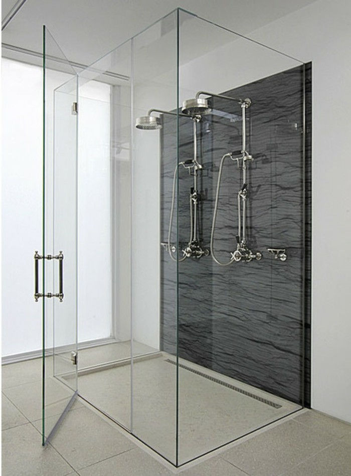 Unikátny luxusný sprchovací kút-of-sklo-chic-interiér