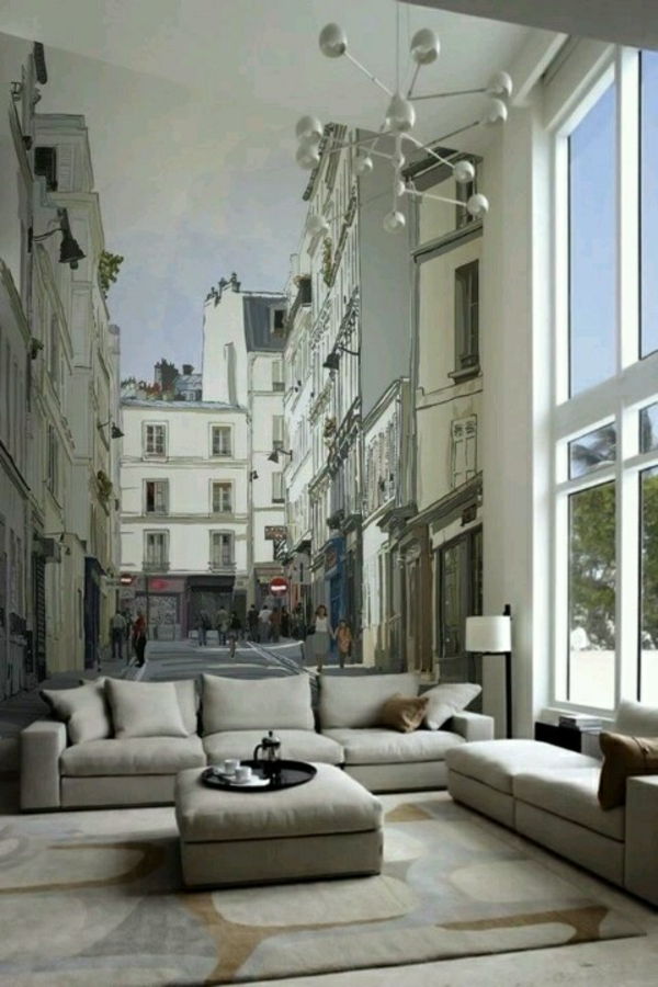 mestského moderne_Wandbilder obývačka
